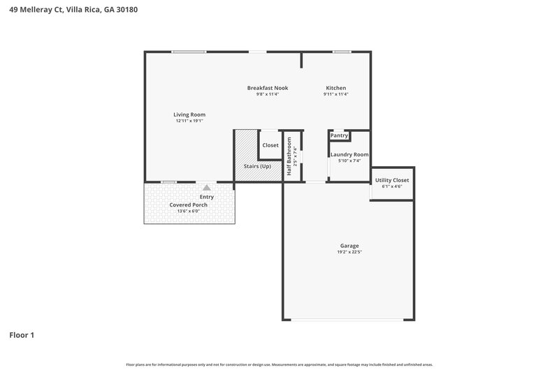 0/Mo, 49 Melleray Ct Villa Rica, GA 30180 Floor Plan View