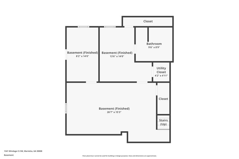 2,740/Mo, 1341 Windage Ct SW Marietta, GA 30008 Floor Plan View 3