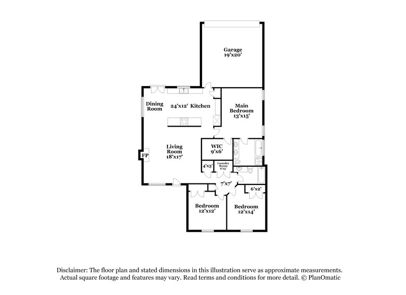 2,910/Mo, 505 Walnut Woods Dr Braselton, GA 30517 Floor Plan View
