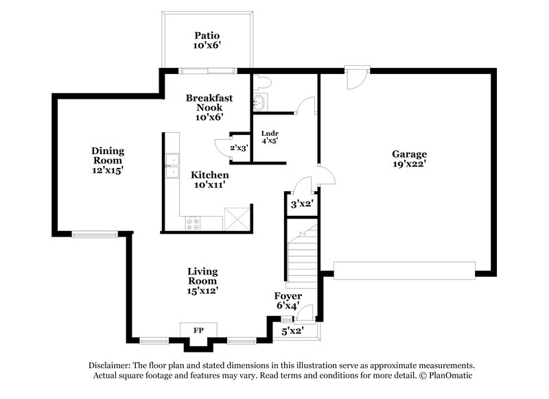 2,200/Mo, 636 N Fairfield Dr Peachtree City, GA 30269 Floor Plan View