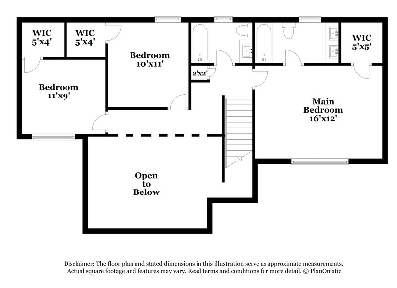 2,200/Mo, 636 N Fairfield Dr Peachtree City, GA 30269 Floor Plan View 2