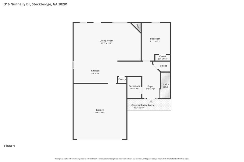 2,245/Mo, 316 Nunnally Dr Stockbridge, GA 30281 Floor Plan View
