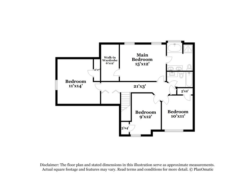 3,010/Mo, 7317 Essex Dr Douglasville, GA 30134 Floor Plan View