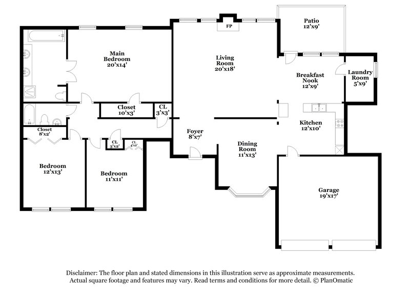 2,205/Mo, 4020 Tidewater Ct NW Acworth, GA 30101 Floor Plan View