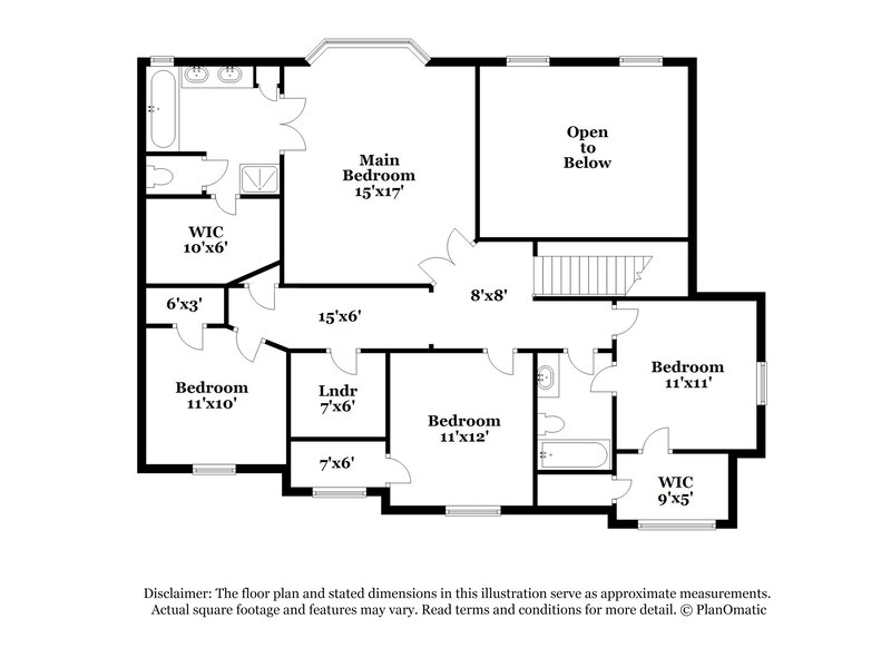 3,750/Mo, 1511 Heathermoor Way Dacula, GA 30019 Floor Plan View