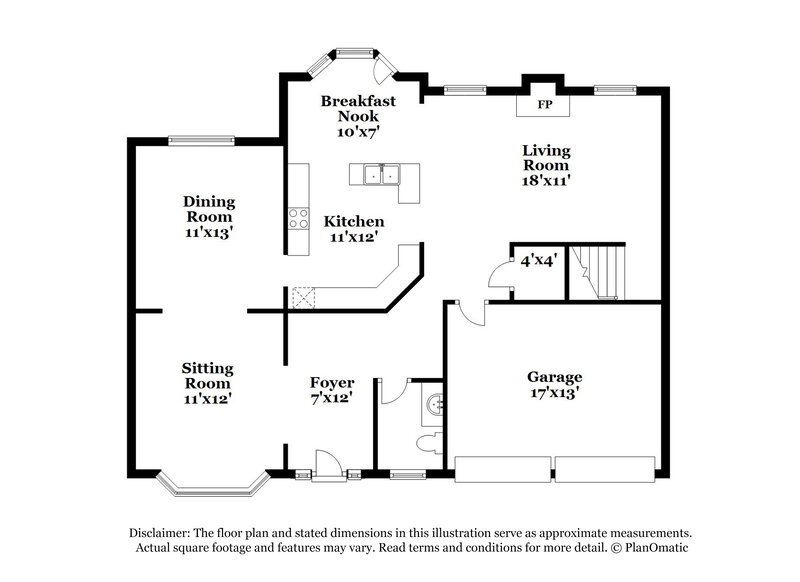 3,750/Mo, 1511 Heathermoor Way Dacula, GA 30019 Floor Plan View 2