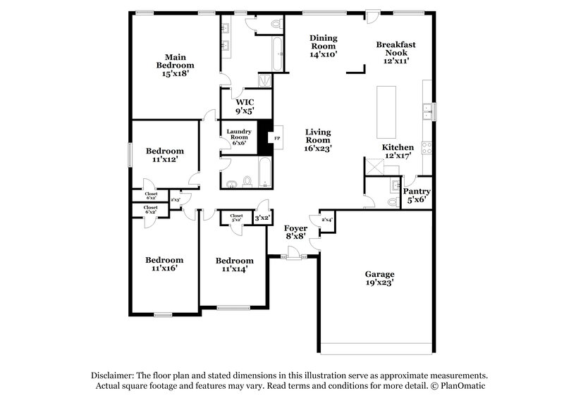 2,295/Mo, 1779 Miller Springs Dr Bethlehem, GA 30620 Floor Plan View