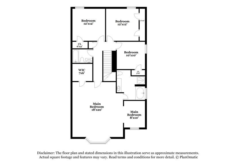2,340/Mo, 1444 Arbor Place Dr Morrow, GA 30260 Floor Plan View 2