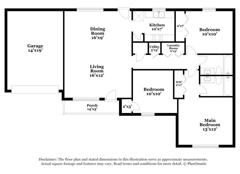 2,360/Mo, 109 Clifford Ct Stockbridge, GA 30281 Floor Plan View