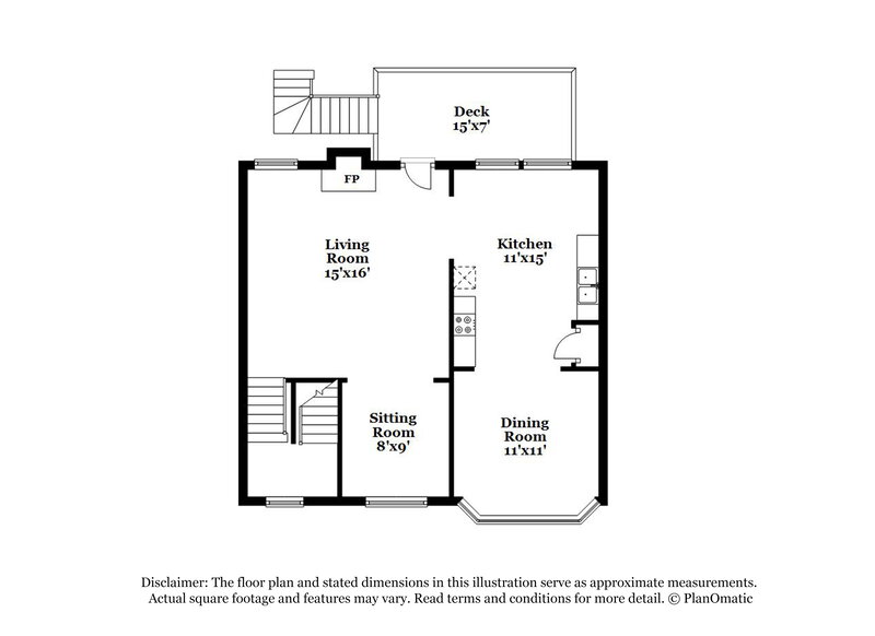 2,465/Mo, 5329 Paddington Ln Powder Springs, GA 30127 Floorplan View