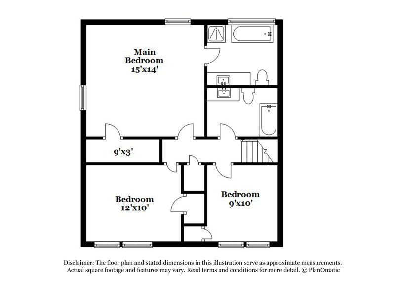 2,465/Mo, 5329 Paddington Ln Powder Springs, GA 30127 Floorplan View 2