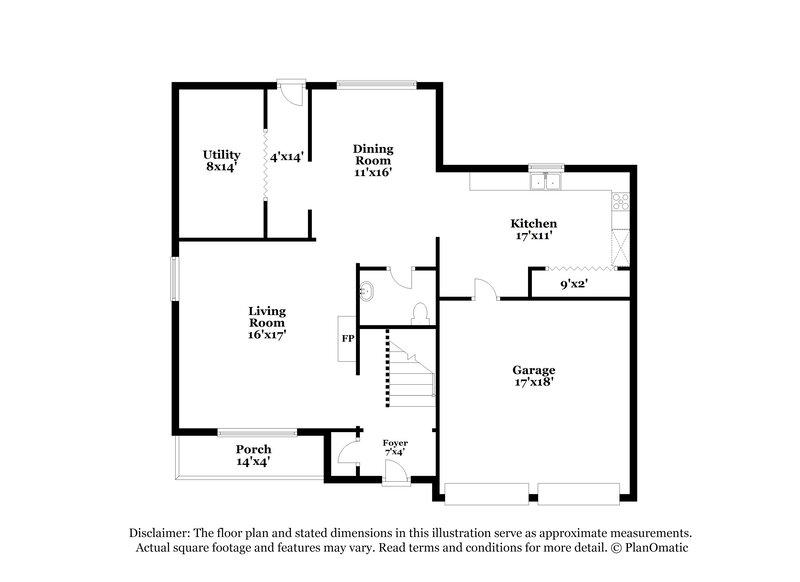 2,205/Mo, 3096 Heatherbrook Trce Canton, GA 30114 Floorplan View