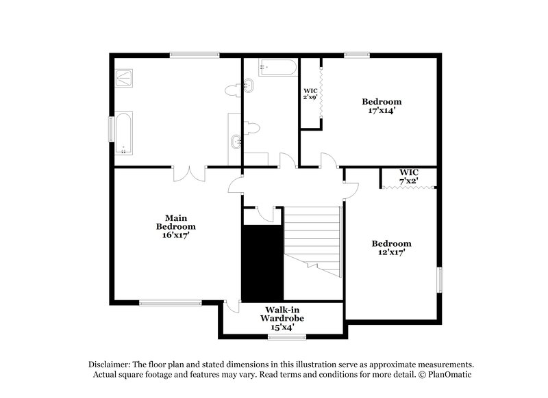 2,205/Mo, 3096 Heatherbrook Trce Canton, GA 30114 Floorplan View 2