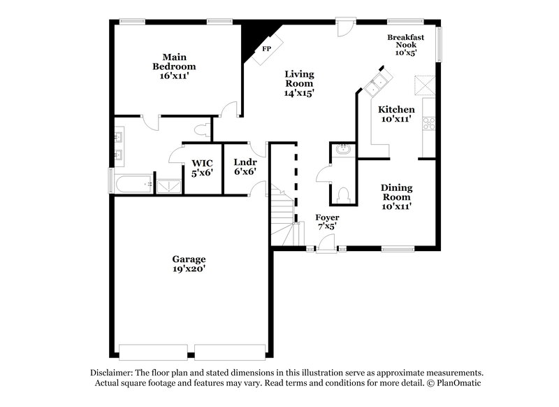 2,120/Mo, 236 Vineyard Ridge Dr Griffin, GA 30223 Floor Plan View
