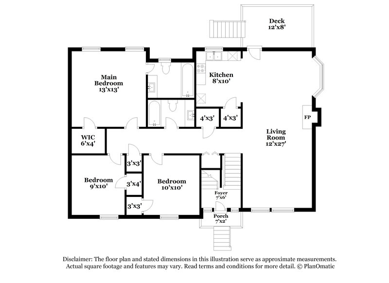 1,805/Mo, 304 Gun Range Rd Dallas, GA 30132 Floor Plan View