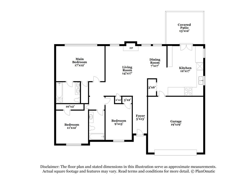 2,245/Mo, 3029 Lexington Ave Woodstock, GA 30189 Floor Plan View