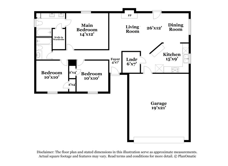 1,575/Mo, 76 Villa Rosa Dr Temple, GA 30179 Floor Plan View