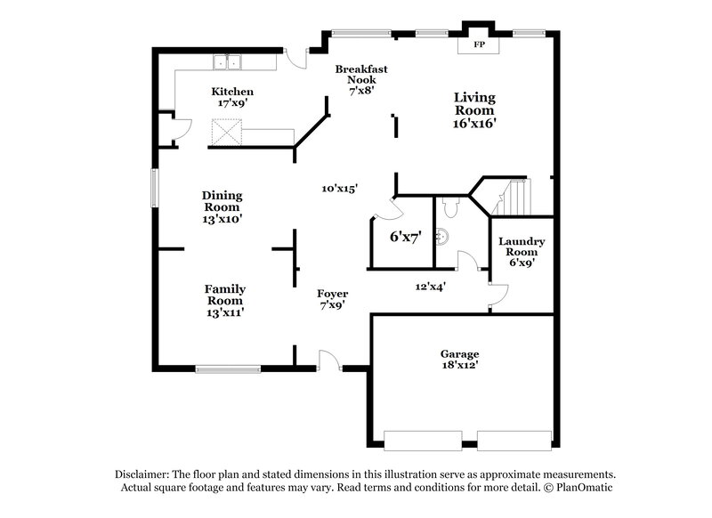 2,485/Mo, 3362 Grove Meadows Cv Lawrenceville, GA 30044 Floor Plan View