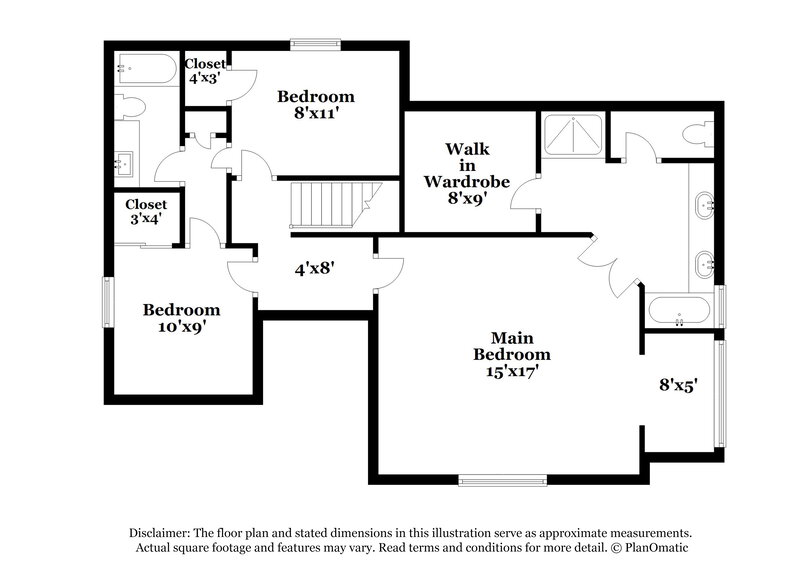 2,485/Mo, 3362 Grove Meadows Cv Lawrenceville, GA 30044 Floor Plan View 2