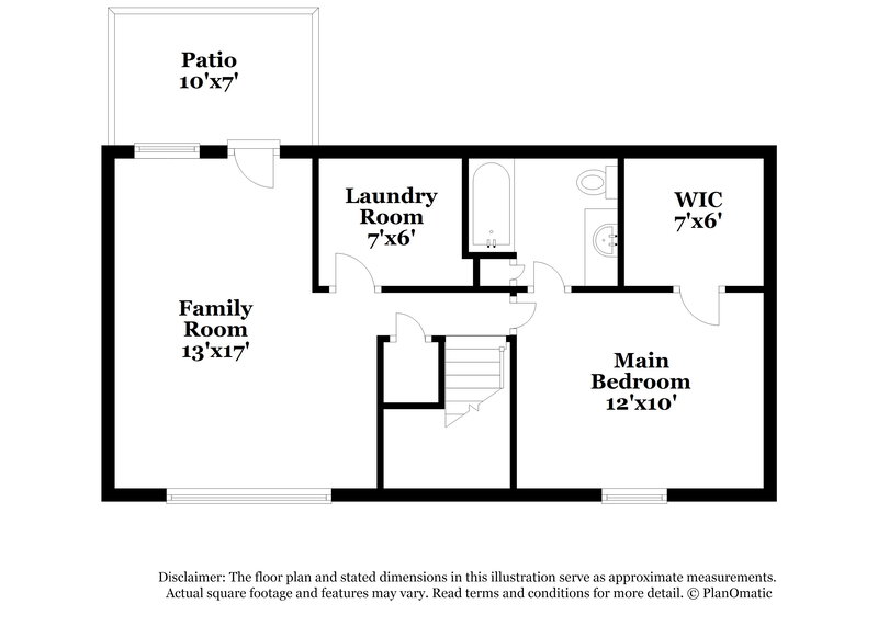 1,830/Mo, 4250 Viewpoint Ln Ellenwood, GA 30294 Floorplan View