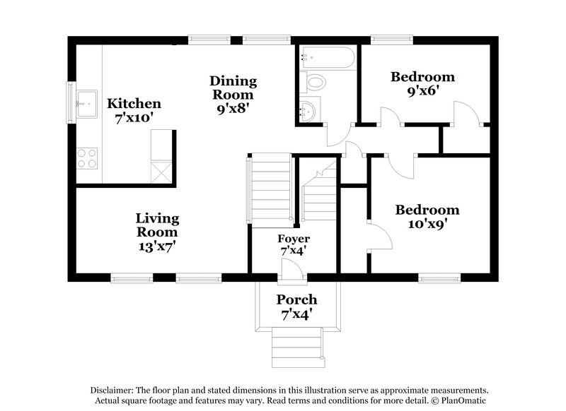 1,830/Mo, 4250 Viewpoint Ln Ellenwood, GA 30294 Floorplan View 2