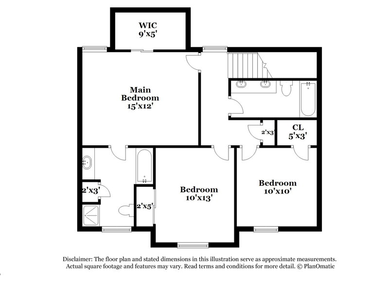 1,995/Mo, 4178 Irish Highland Dr Powder Springs, GA 30127 Floor Plan View 2
