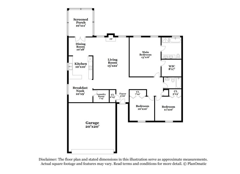 1,880/Mo, 22 Mountain Ct Dallas, GA 30132 Floor Plan View