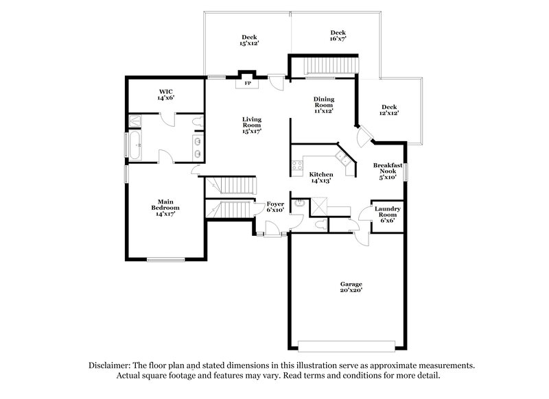 2,270/Mo, 830 Georgian Hills Dr Lawrenceville, GA 30045 Floor Plan View
