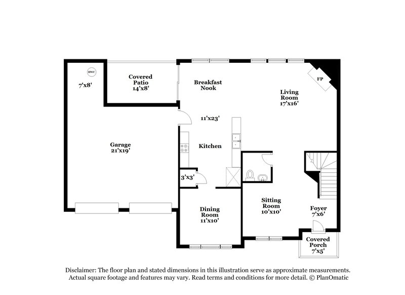 2,020/Mo, 1006 Camellia Trce Canton, GA 30114 Floorplan View