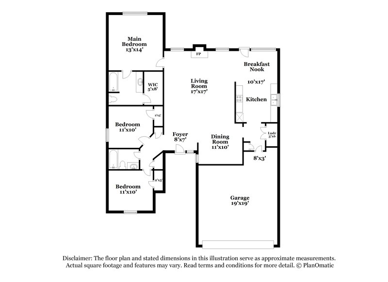 1,795/Mo, 526 Firethorn Ct Villa Rica, GA 30180 Floor Plan View