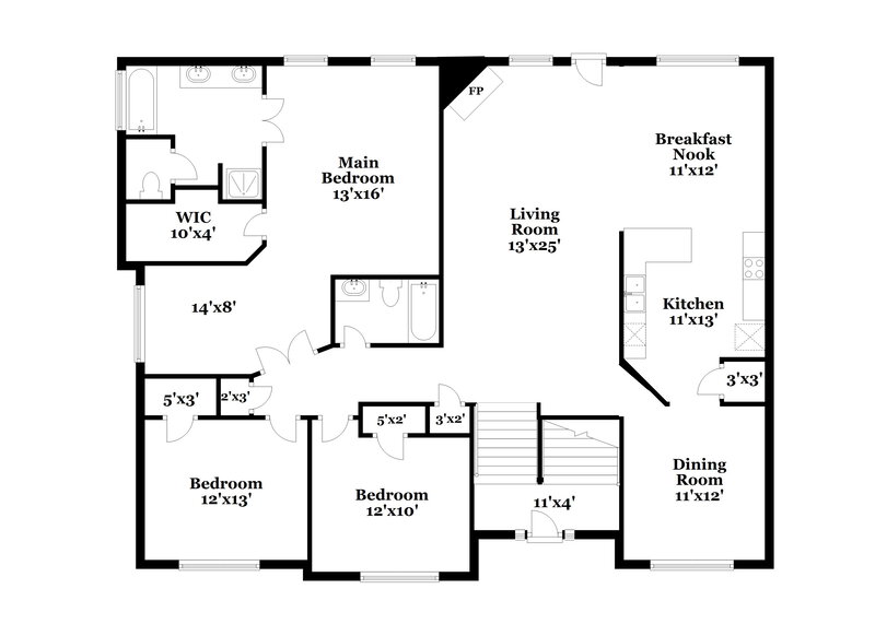 3,390/Mo, 2331 Temple View Ct Snellville, GA 30078 Floor Plan View 2