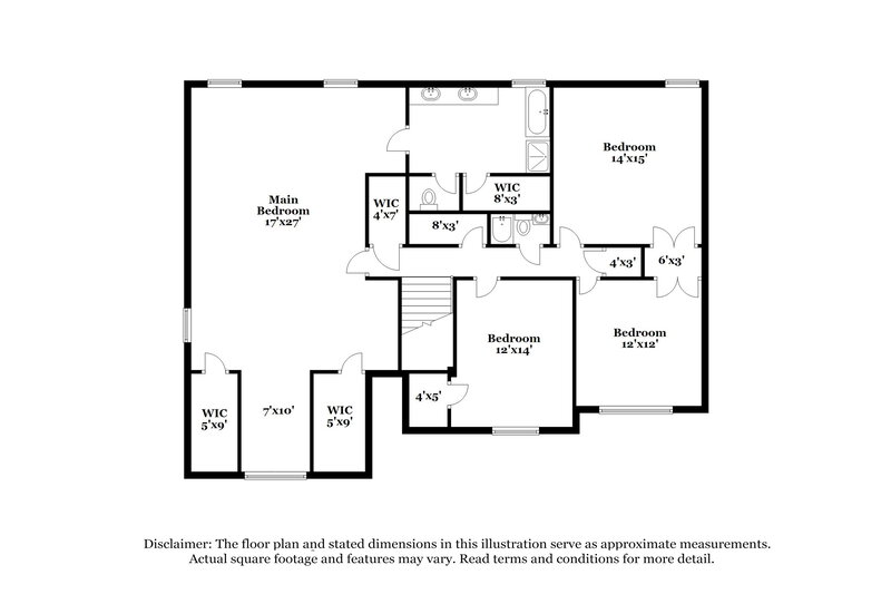 2,275/Mo, 4809 Triger Ln Fairburn, GA 30213 Floor Plan View