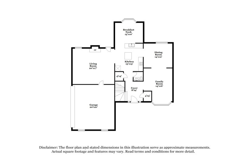 2,275/Mo, 4809 Triger Ln Fairburn, GA 30213 Floor Plan View 2
