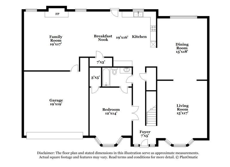 2,525/Mo, 1972 Bridgestone Cir Conyers, GA 30012 Floor Plan View 2