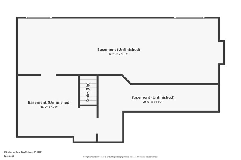 2,295/Mo, 312 Viceroy Curv Stockbridge, GA 30281 Floor Plan View