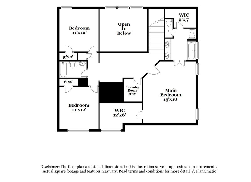 2,475/Mo, 605 Needle Rush Cir Locust Grove, GA 30248 Floor Plan View 3