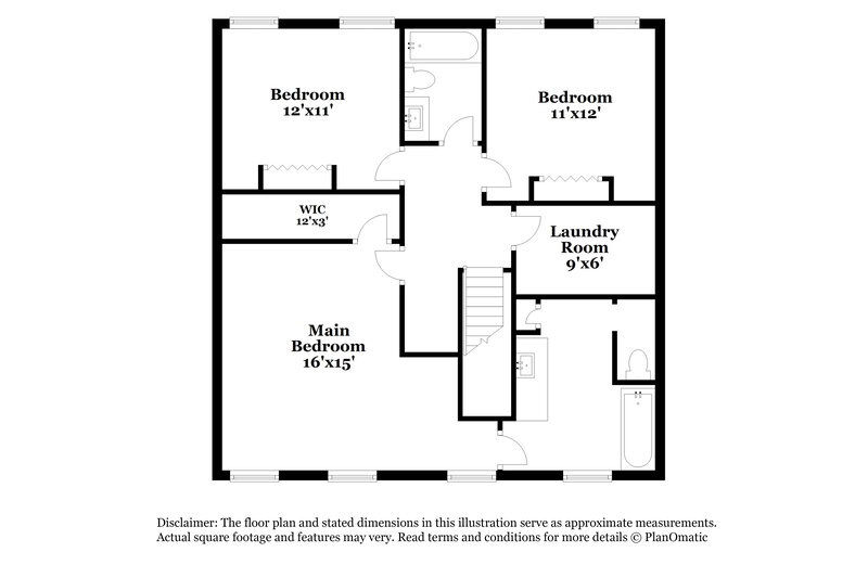 1,995/Mo, 1749 Bertram Ln SW Marietta, GA 30008 Floor Plan View 2