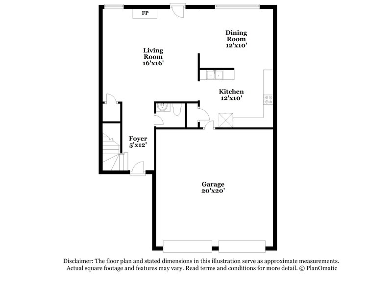 1,870/Mo, 346 Haverhill Ln Jonesboro, GA 30236 Floor Plan View