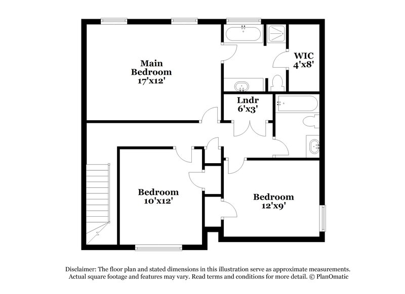 1,870/Mo, 346 Haverhill Ln Jonesboro, GA 30236 Floorplan View 2