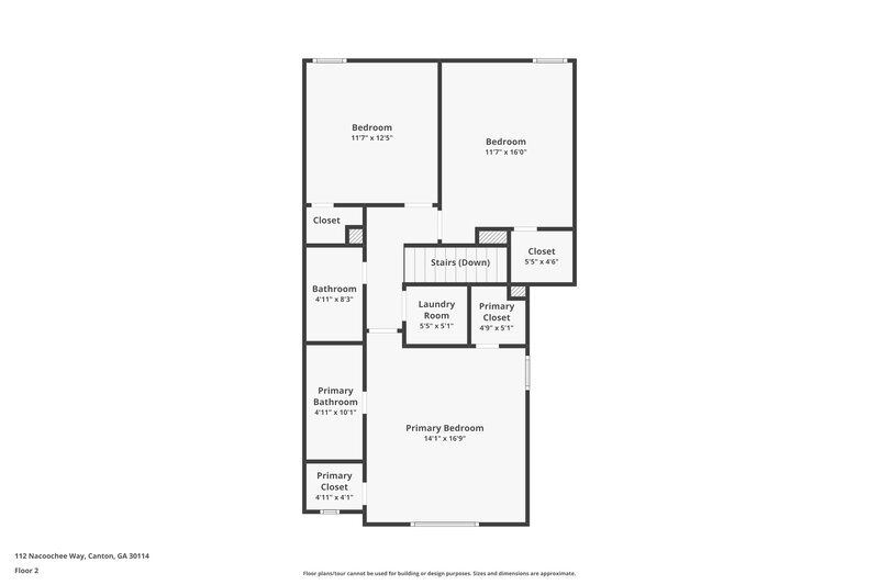 1,805/Mo, 112 Nacoochee Way Canton, GA 30114 Floor Plan View 2
