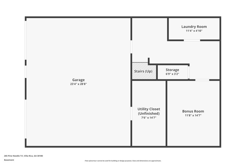 1,815/Mo, 265 Pine Needle Trl Villa Rica, GA 30180 Floor Plan View