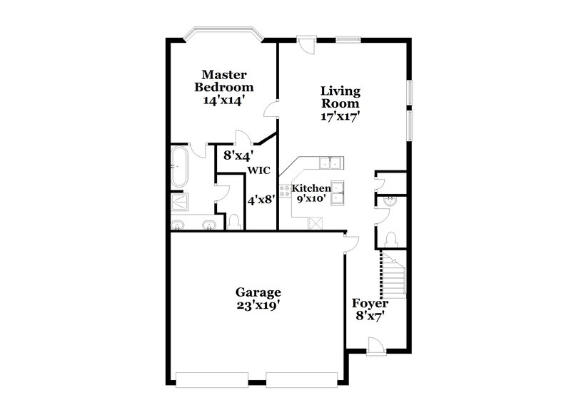 1,715/Mo, 109 Darbys Run Ct Hiram, GA 30141 Floor Plan View