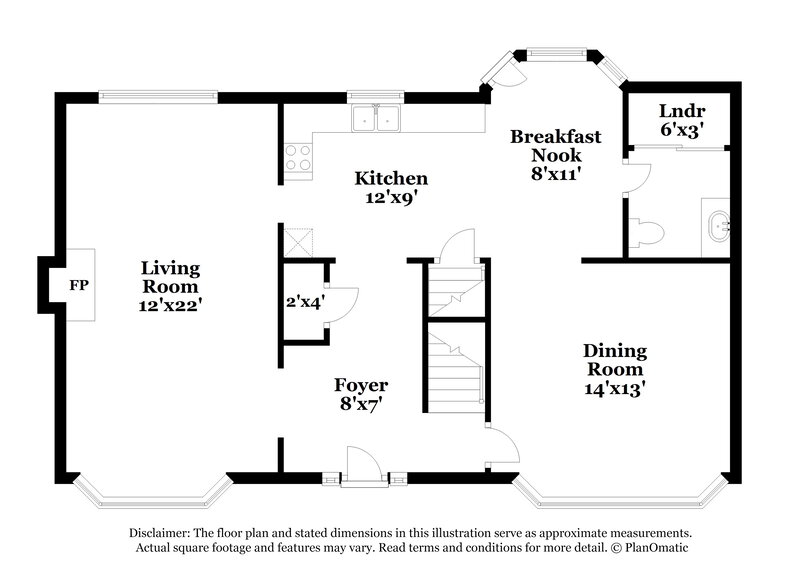 2,770/Mo, 3881 Wintergreen Ct Marietta, GA 30062 Floor Plan View