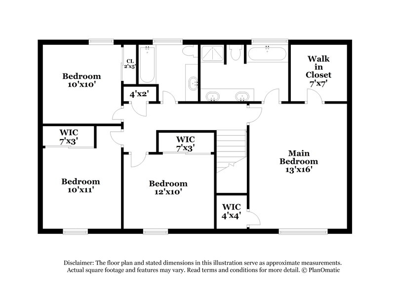 2,770/Mo, 3881 Wintergreen Ct Marietta, GA 30062 Floor Plan View 2