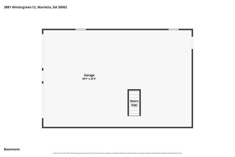 2,275/Mo, 3881 Wintergreen Ct Marietta, GA 30062 Floor Plan View 3
