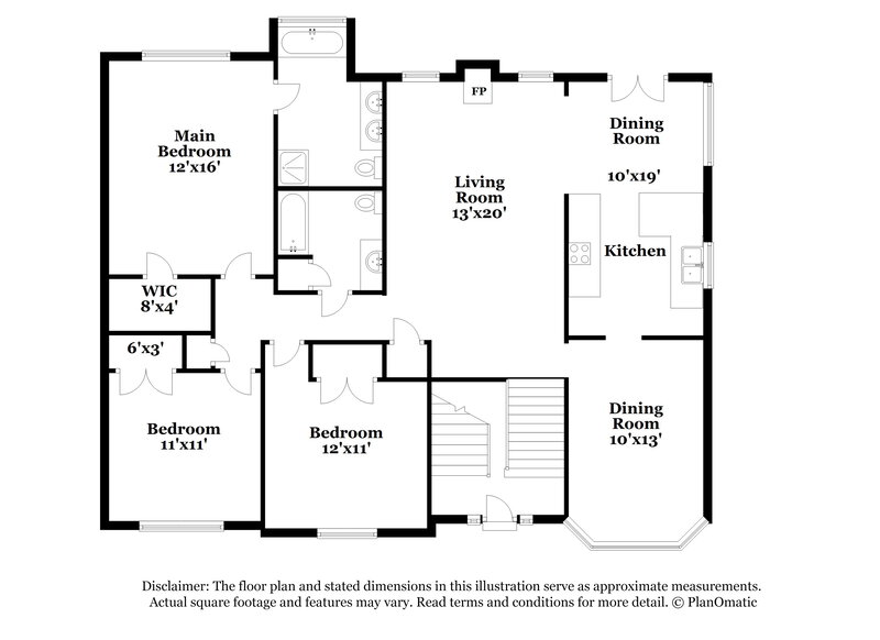 2,420/Mo, 80 Pebble Brooke Ct Covington, GA 30016 Floor Plan View