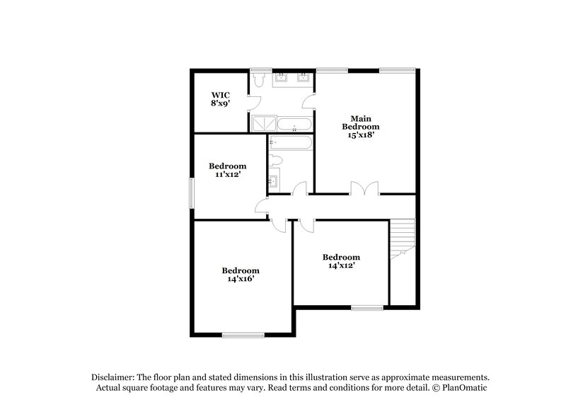 2,120/Mo, 211 Arbor Creek Dr Dallas, GA 30157 Floor Plan View 2