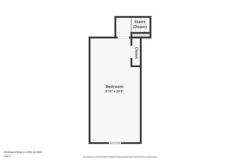 1,825/Mo, 303 Vineyard Ridge Ln Griffin, GA 30223 Floorplan View 2