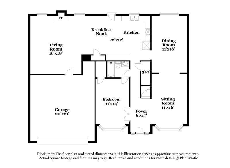 2,815/Mo, 4433 Estate St Atlanta, GA 30349 Floorplan View