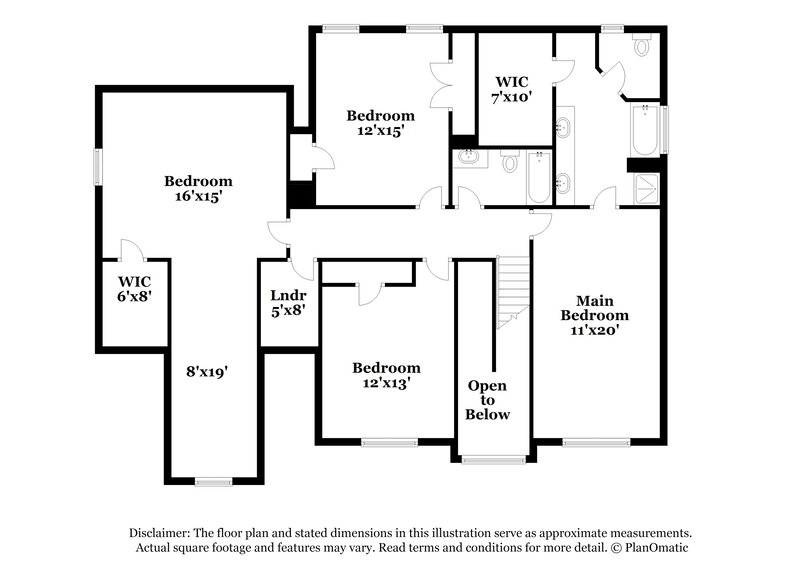 2,815/Mo, 4433 Estate St Atlanta, GA 30349 Floorplan View 2